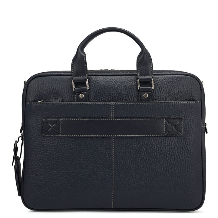 Bub Leather Laptop Bag - Blue