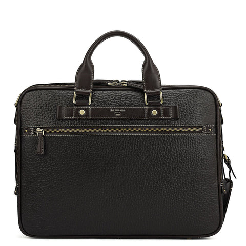 Bub Leather Laptop Bag - Brown