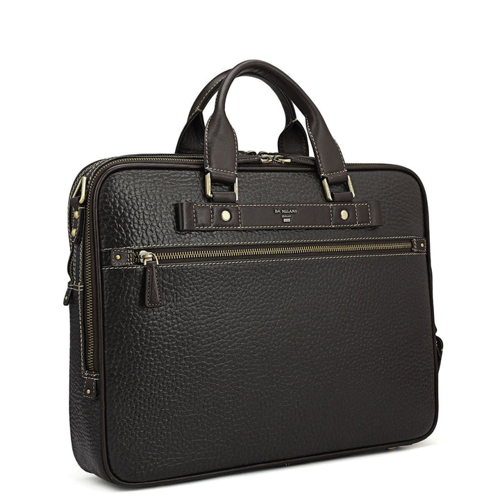 Bub Leather Laptop Bag - Brown