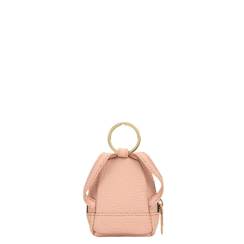 Wax Leather Key Chain - Feather