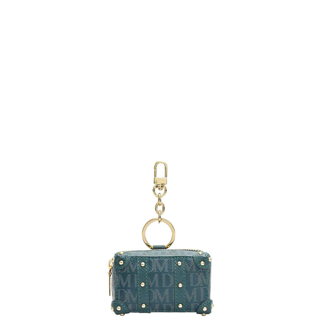 Monogram Leather Key Chain - Octane