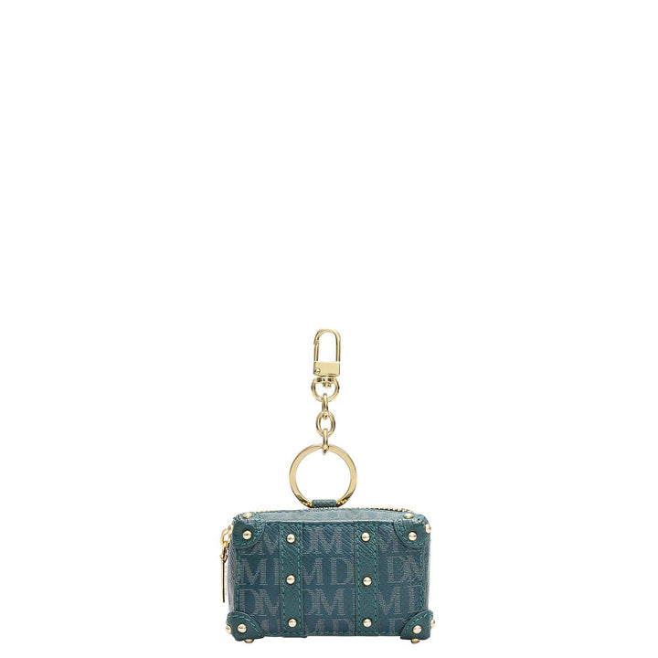 Monogram Leather Key Chain - Octane