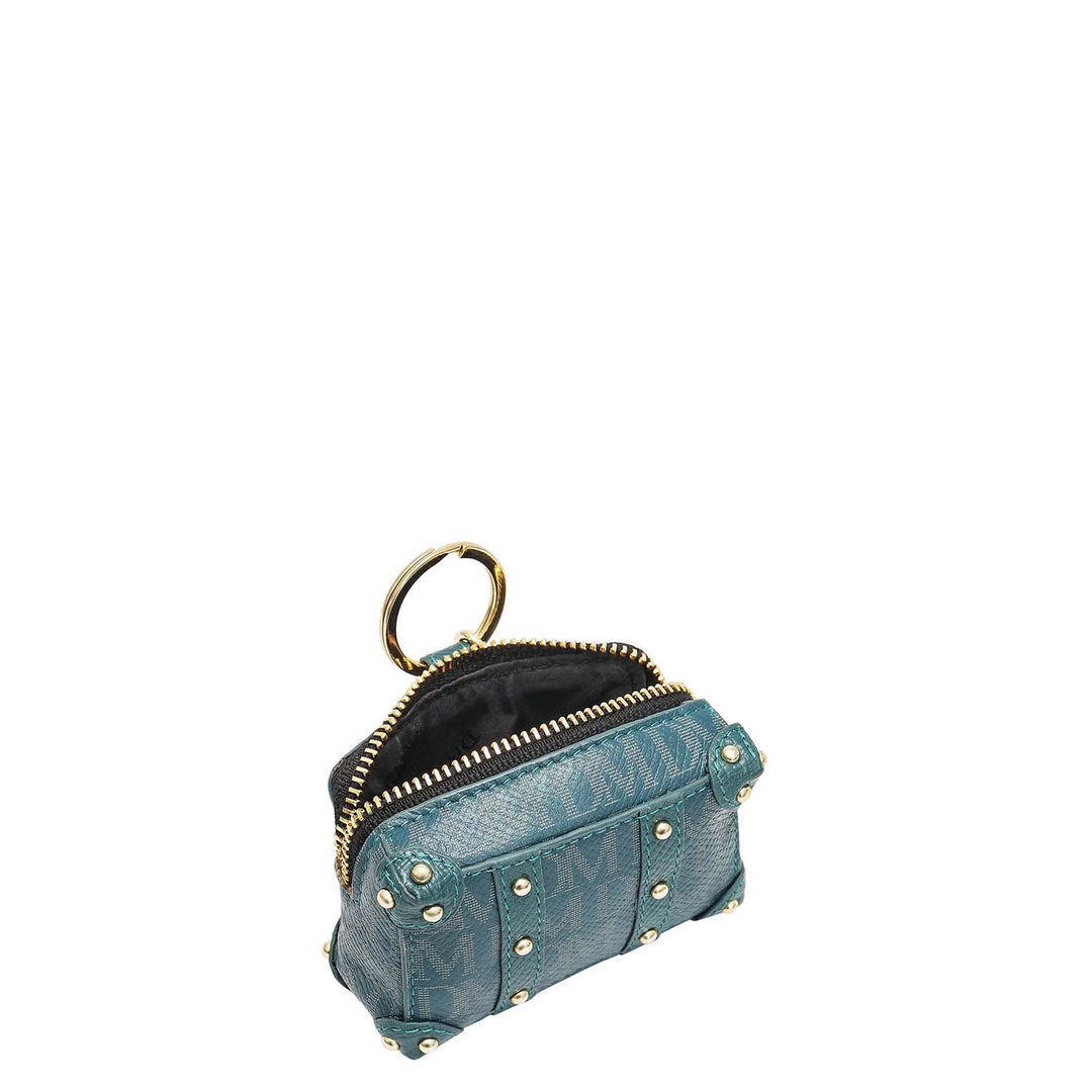 Monogram Leather Key Chain - Octane