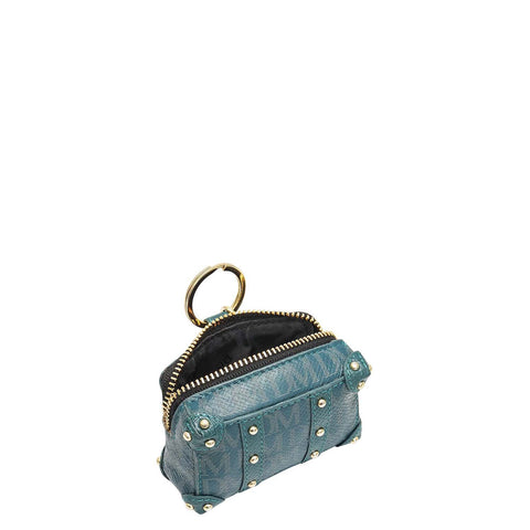 Monogram Leather Key Chain - Octane