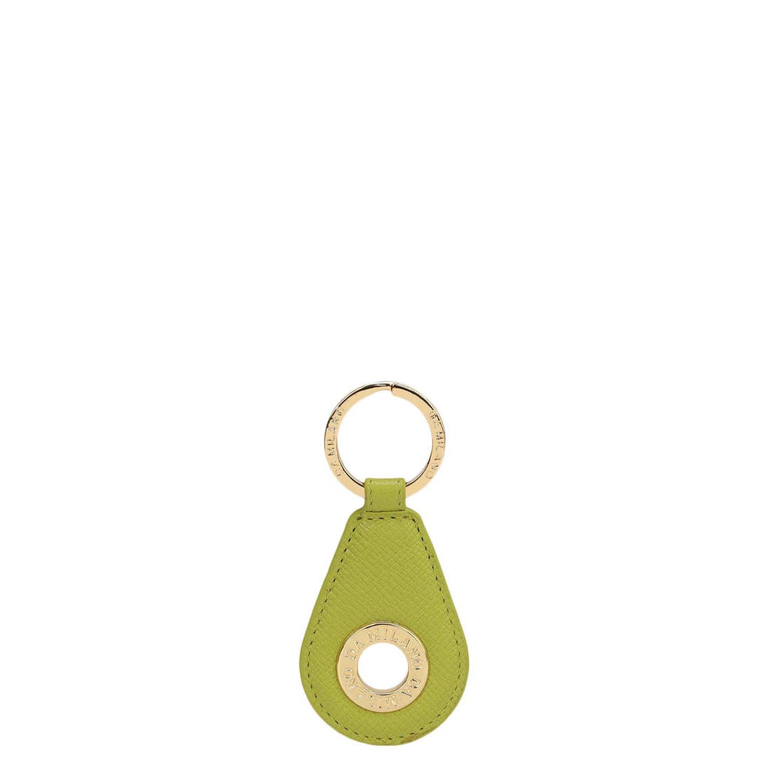 Franzy Leather Key Chain - Lime