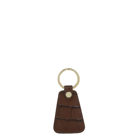 Croco Leather Key Chain - Date