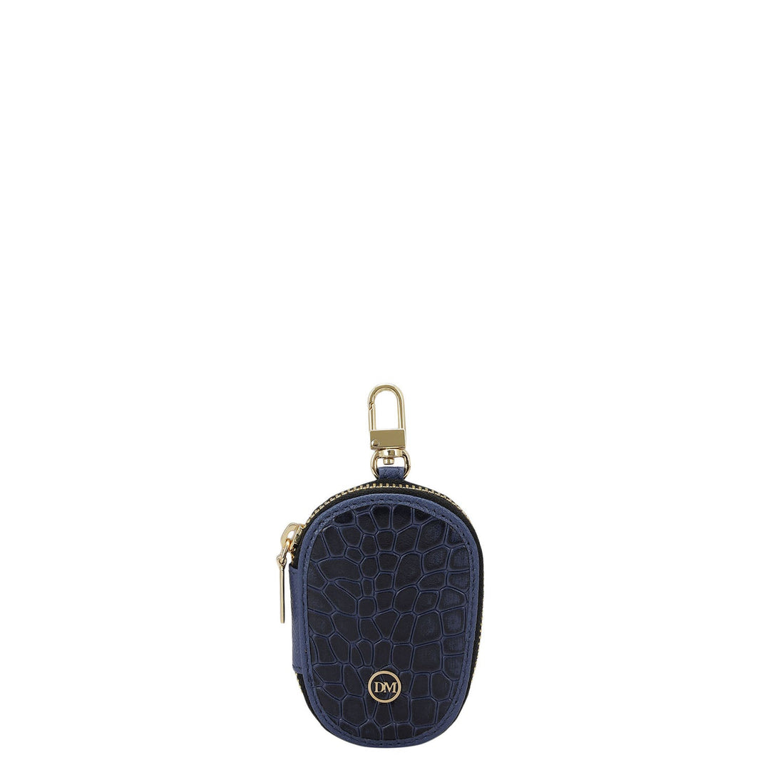 Croco Leather Key Chain - Stardust