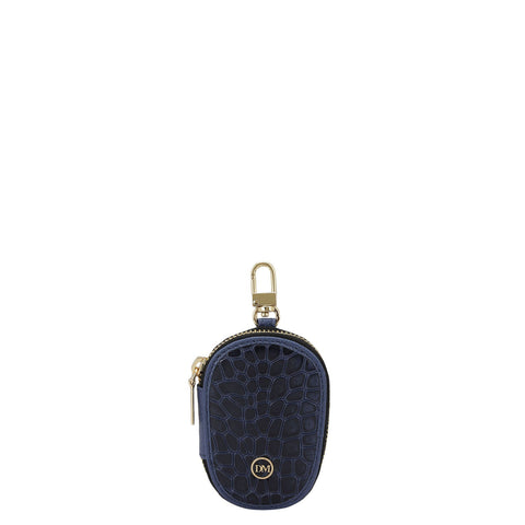 Croco Leather Key Chain - Stardust