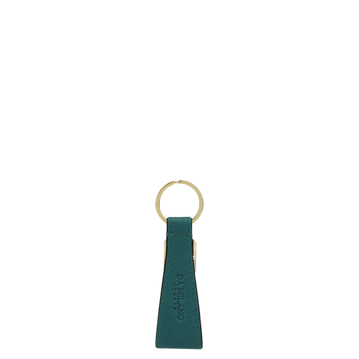 Franzy Leather Key Chain - Teal