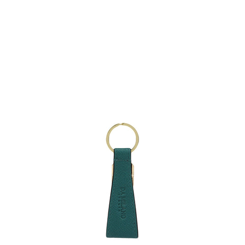 Franzy Leather Key Chain - Teal