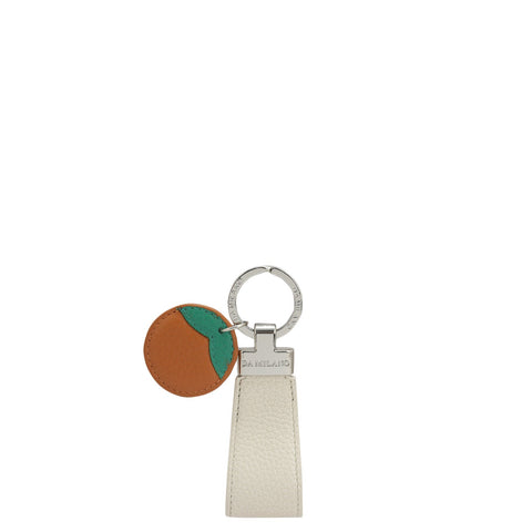 Wax Leather Key Chain - Butter