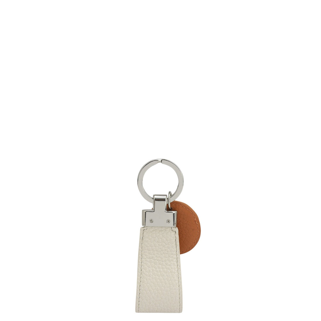 Wax Leather Key Chain - Butter