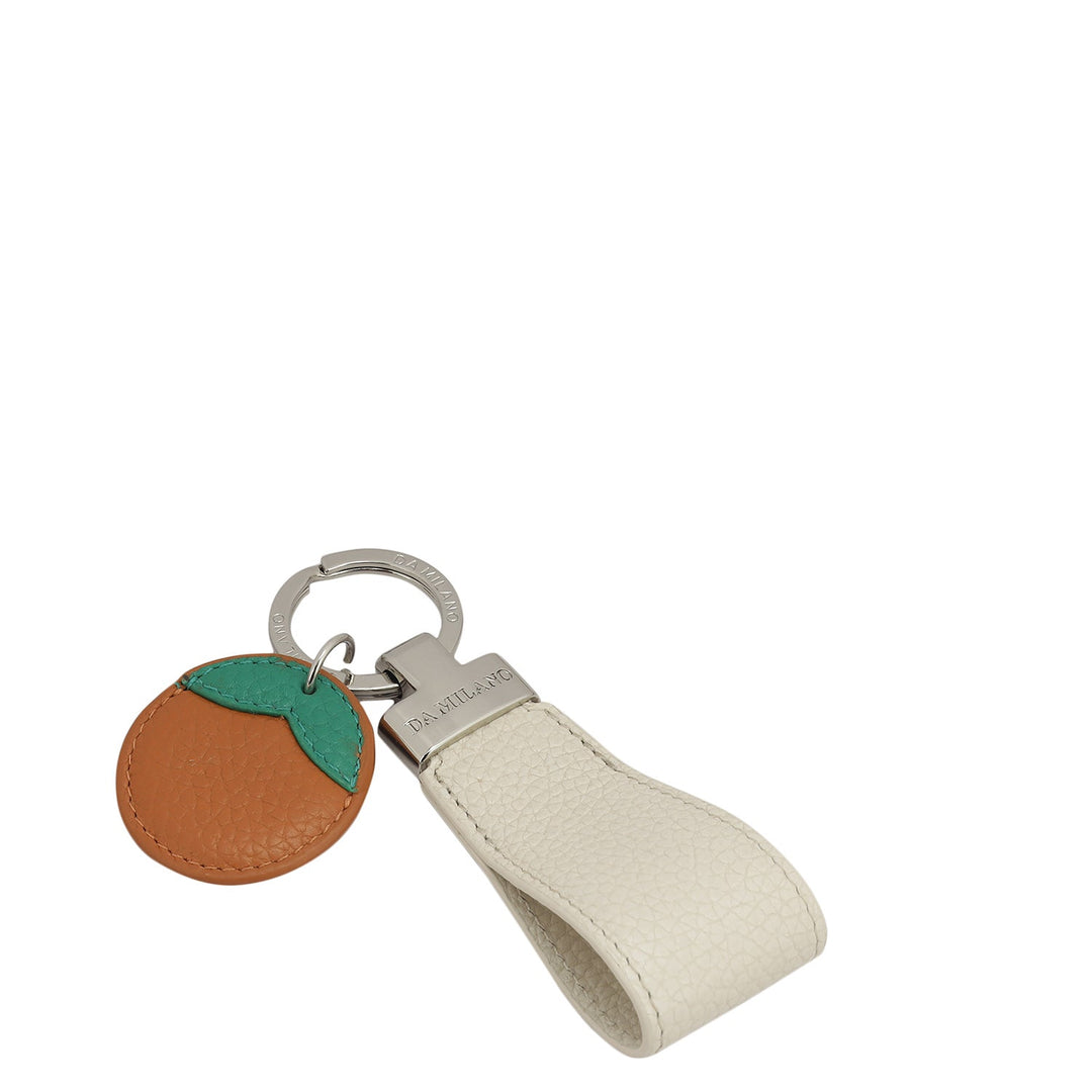 Wax Leather Key Chain - Butter