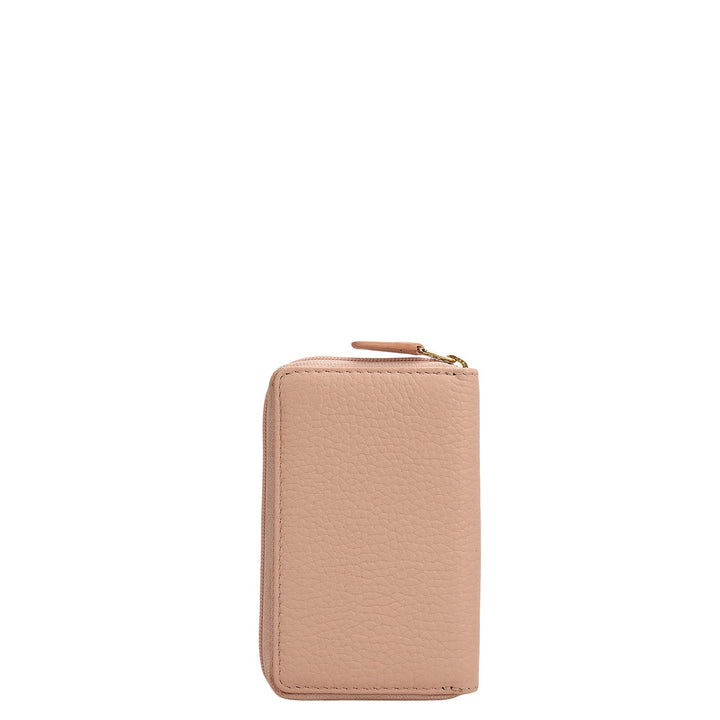 Wax Leather Key Chain - Baby Pink