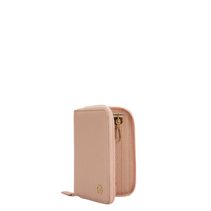 Wax Leather Key Chain - Baby Pink