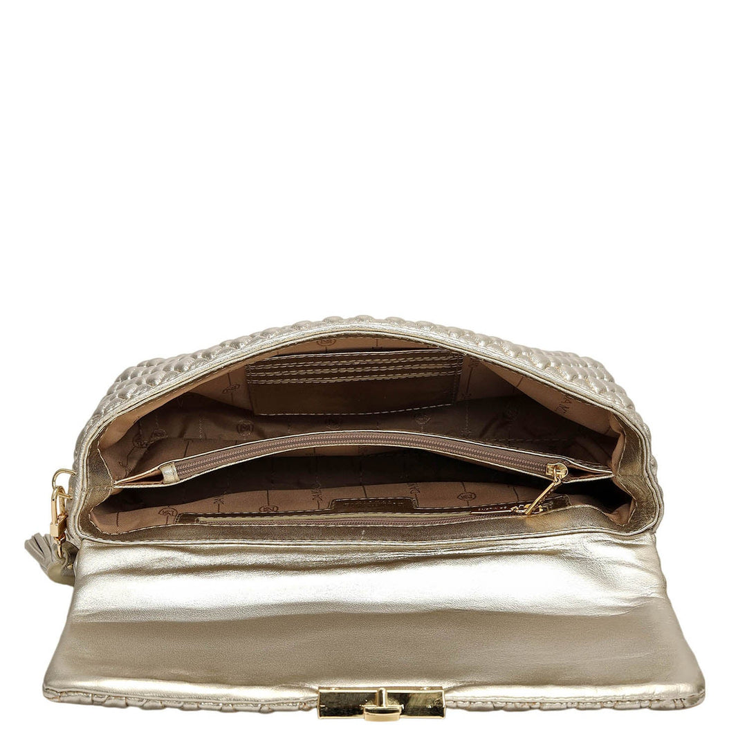 Medium Francesca Shoulder Bag - Gold