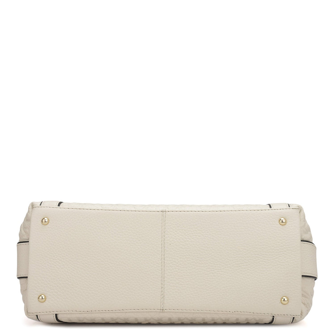 Medium Monogram Leather Hobo - Butter