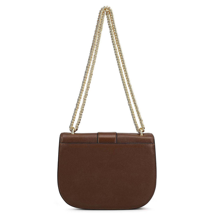 Small Franzy Leather Shoulder Bag - Date