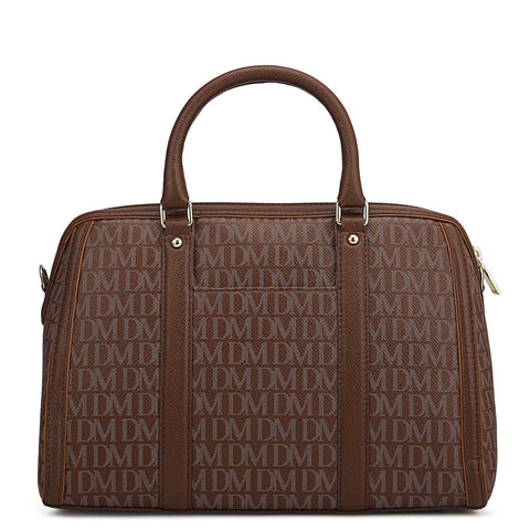 Medium Monogram Leather Satchel - Date
