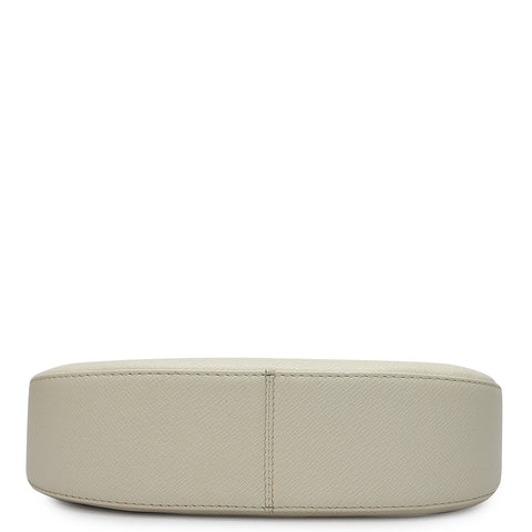 Small Franzy Leather Baguette - Marshmallow