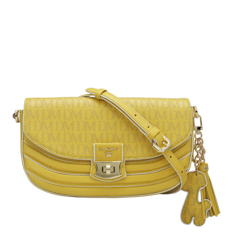 Small Monogram Franzy Leather Baguette - Minion