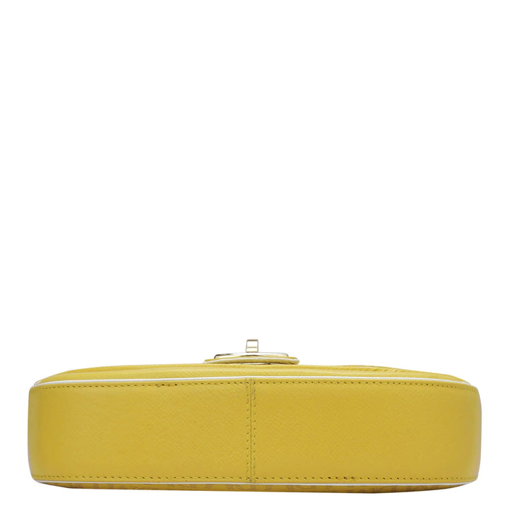 Small Monogram Franzy Leather Baguette - Minion