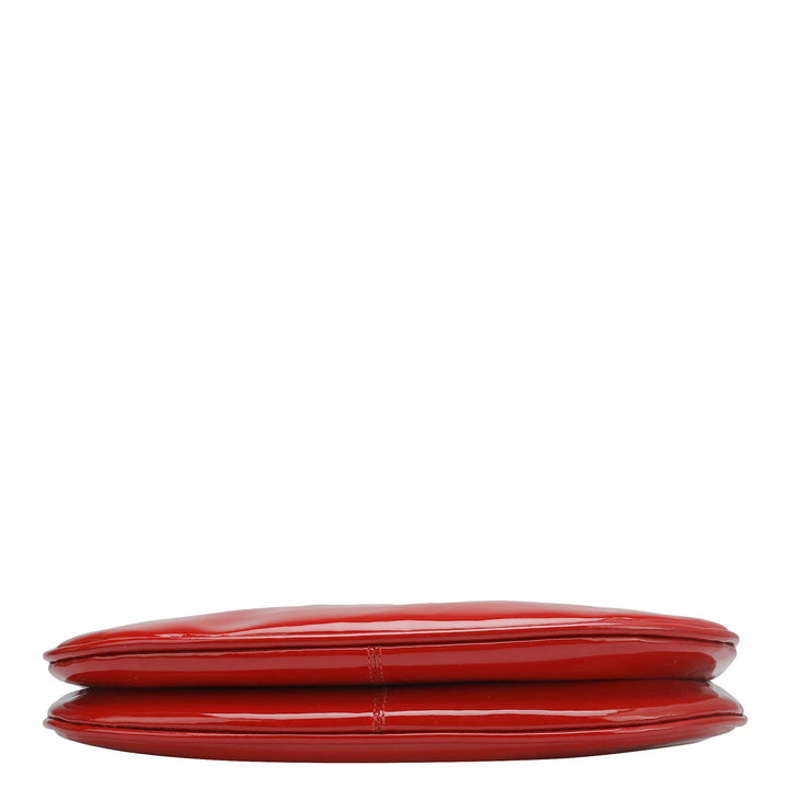 Small Patent Leather Baguette - Red