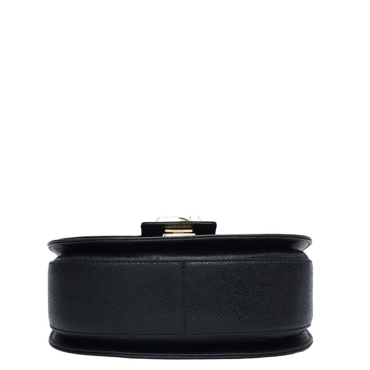 Small Franzy Leather Satchel - Black