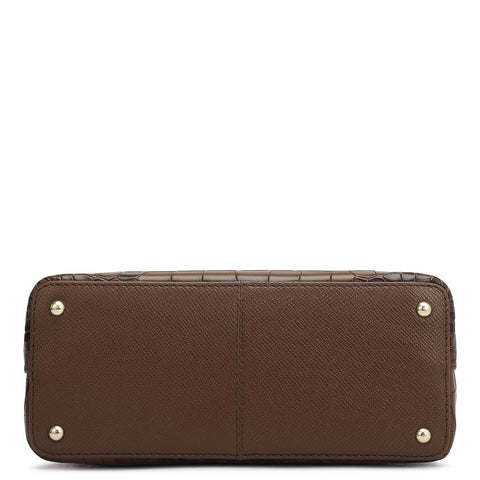Small Croco Franzy Leather Sling - Date