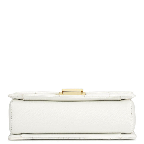 Small Wax Stripe Leather Shoulder Bag - Purity