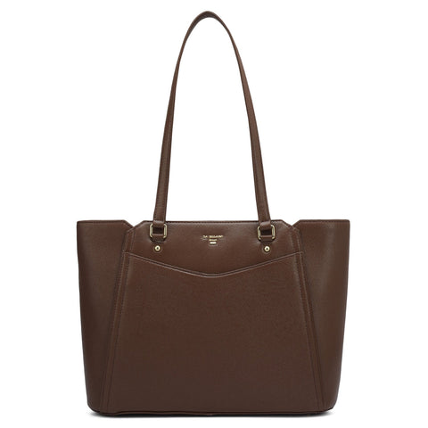 Small Franzy Leather Tote - Date