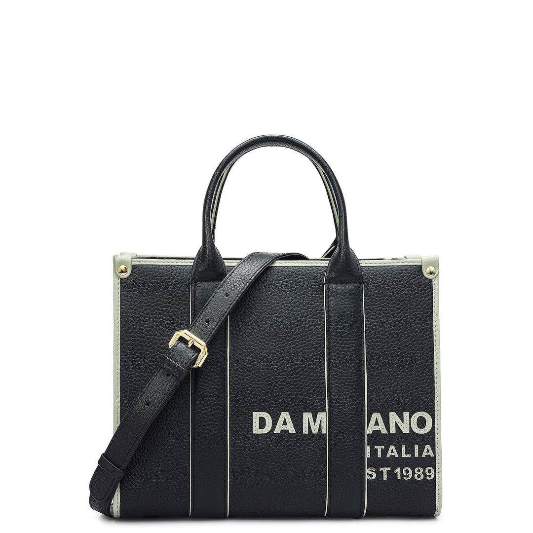 Zoe Small Book Tote - Black