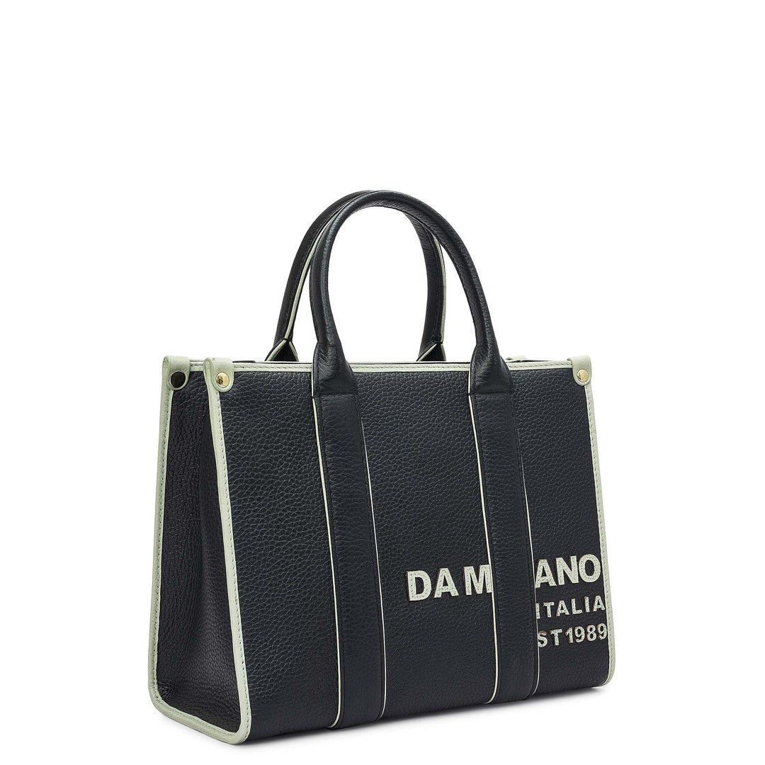 Zoe Small Book Tote - Black