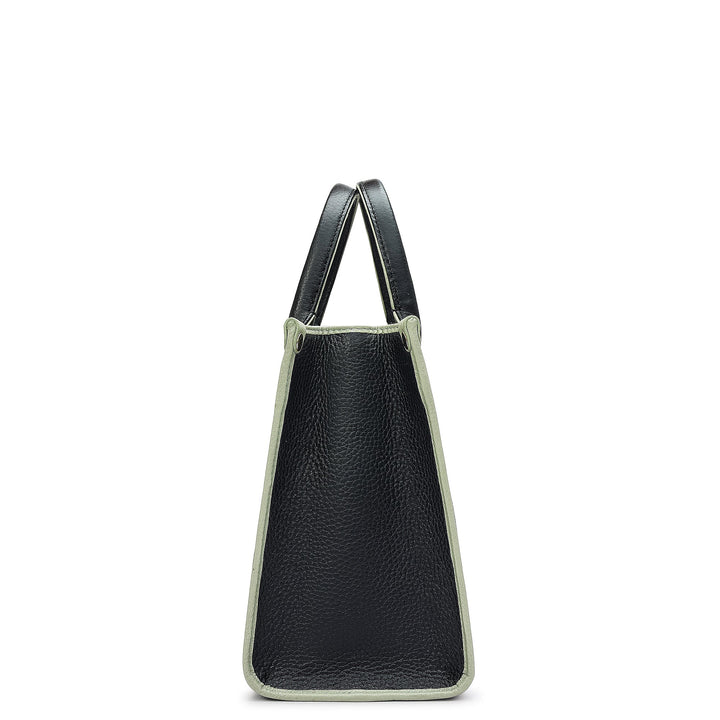 Zoe Small Book Tote - Black