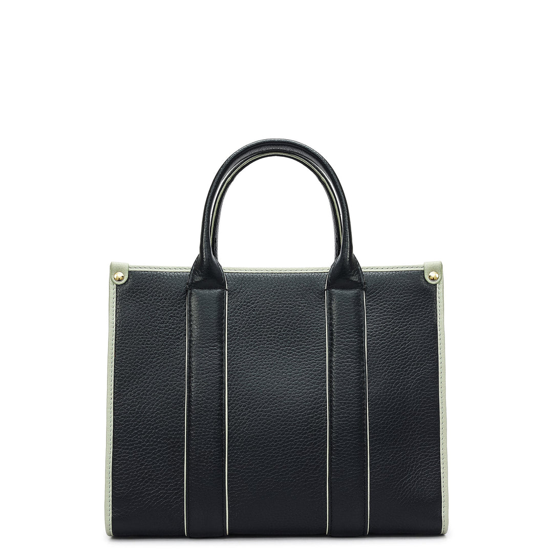 Zoe Small Book Tote - Black