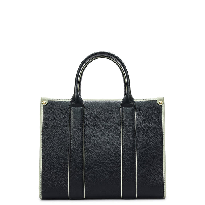 Zoe Small Book Tote - Black