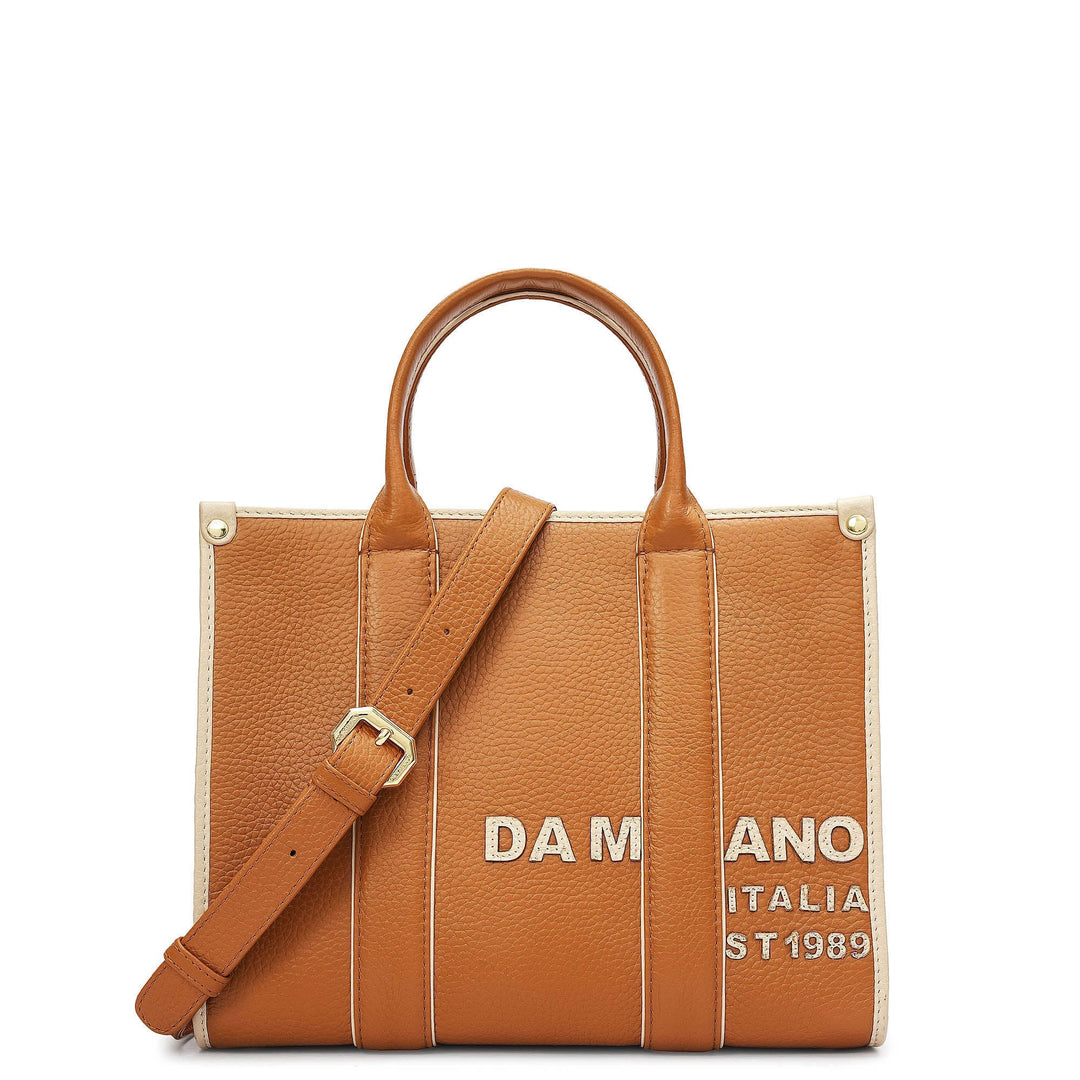 Zoe Small Book Tote - Caramel