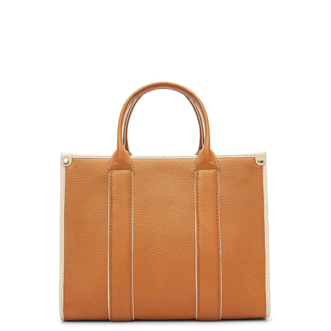 Zoe Small Book Tote - Caramel