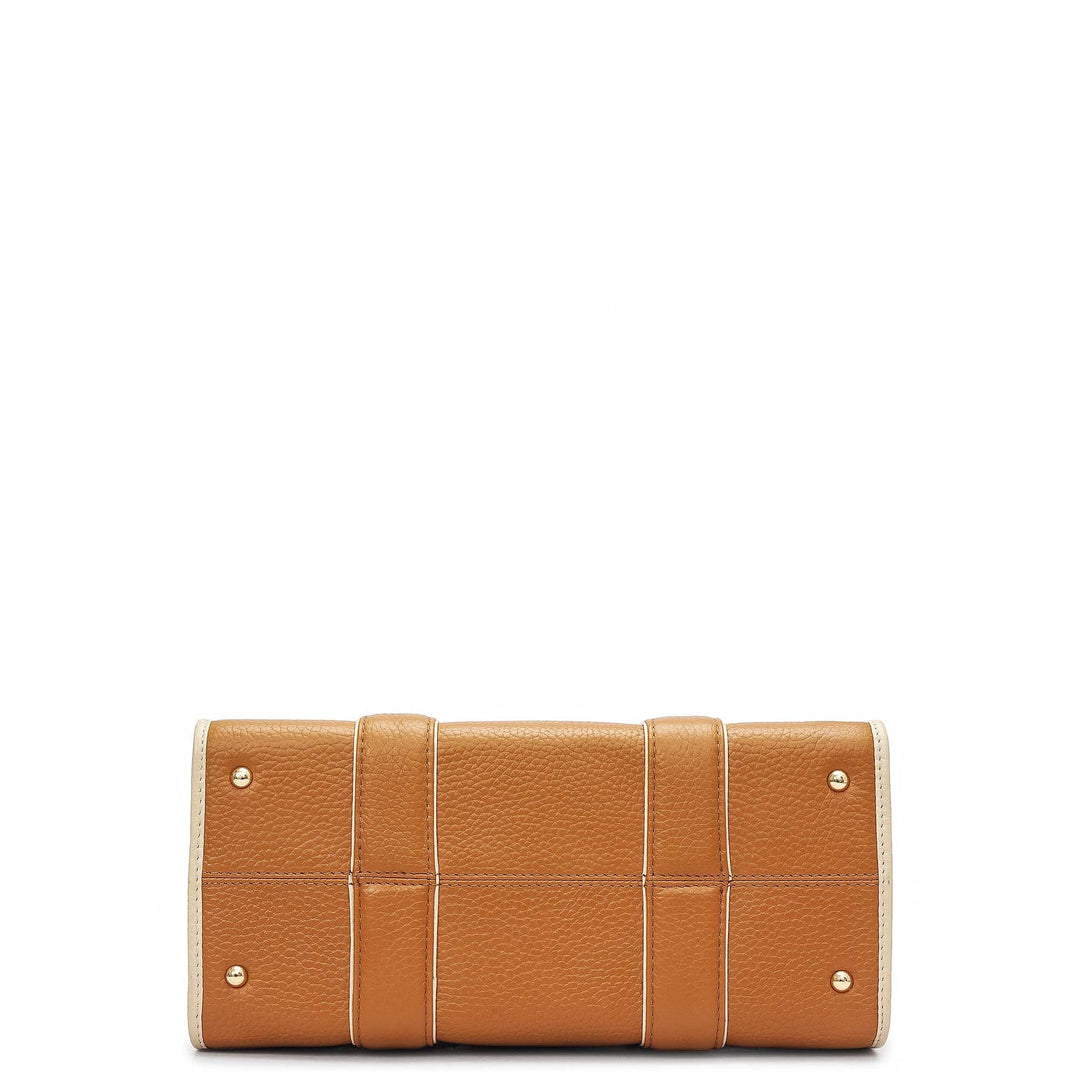 Zoe Small Book Tote - Caramel