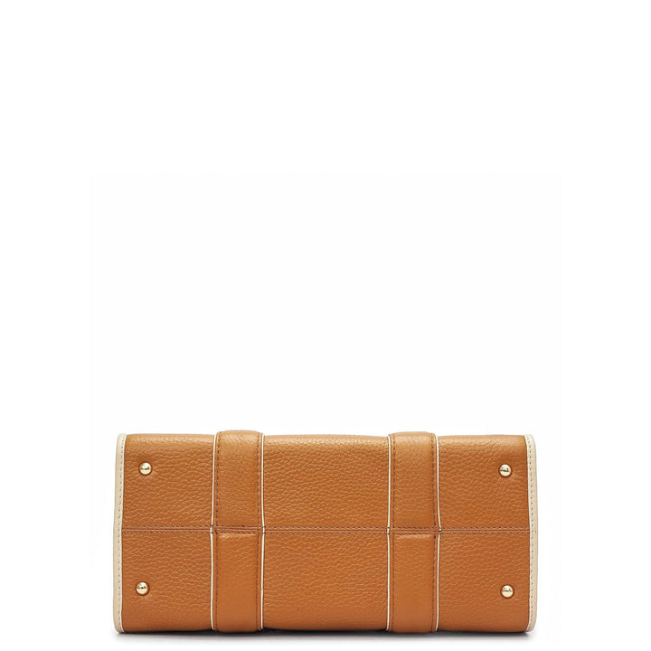 Zoe Small Book Tote - Caramel