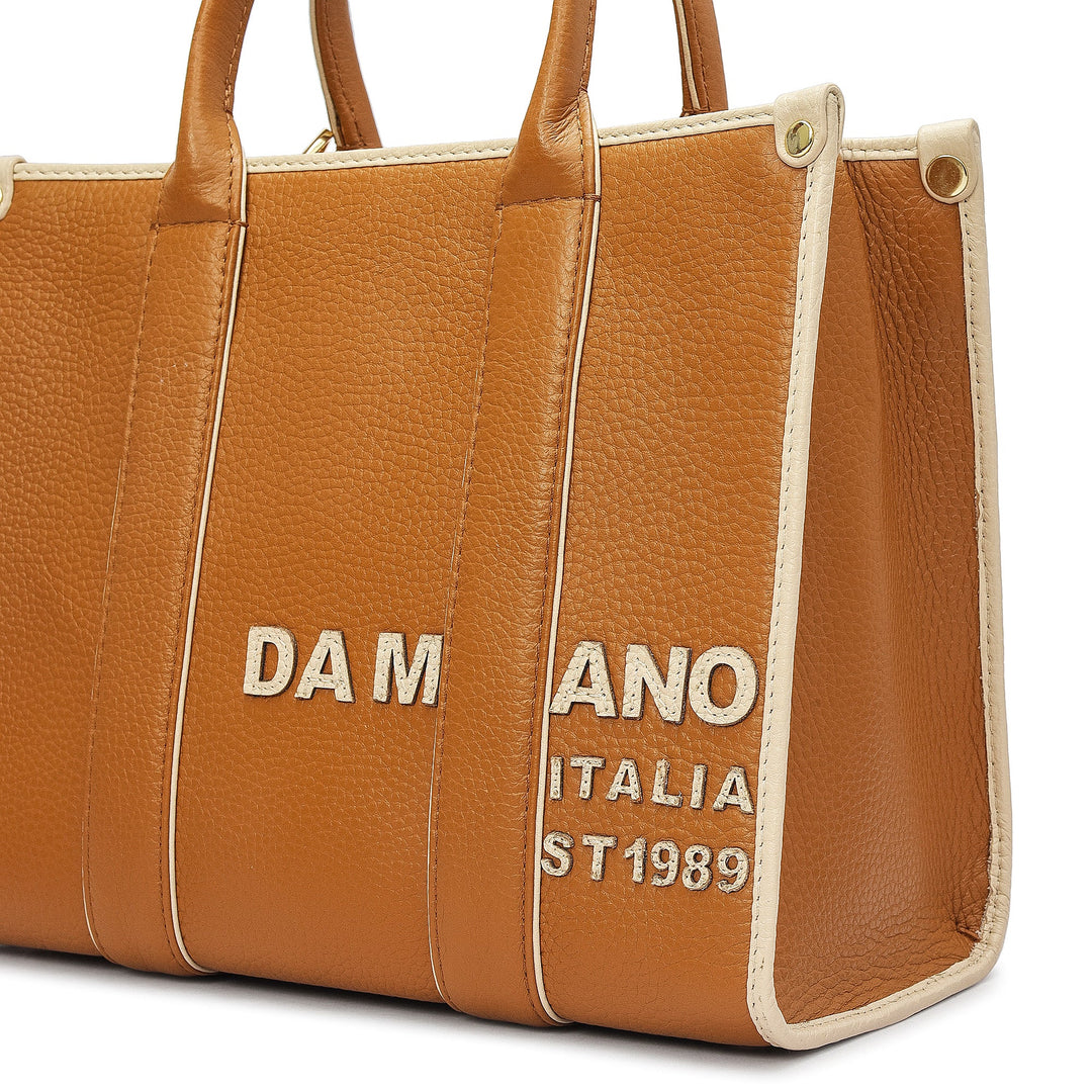 Zoe Small Book Tote - Caramel