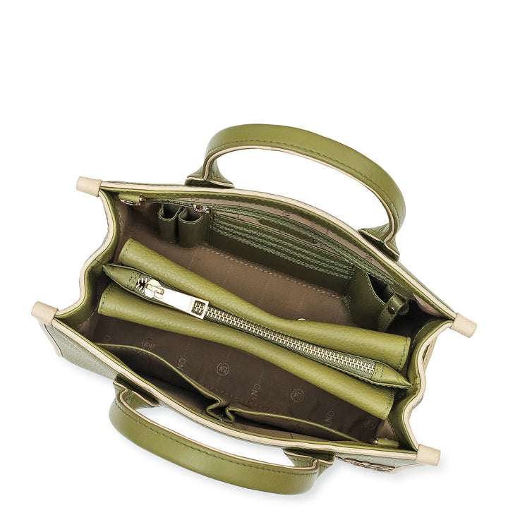 Zoe Small Book Tote - Fern