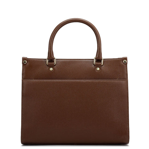 Modern Mosaic Franzy Leather Tote - Date & Frost