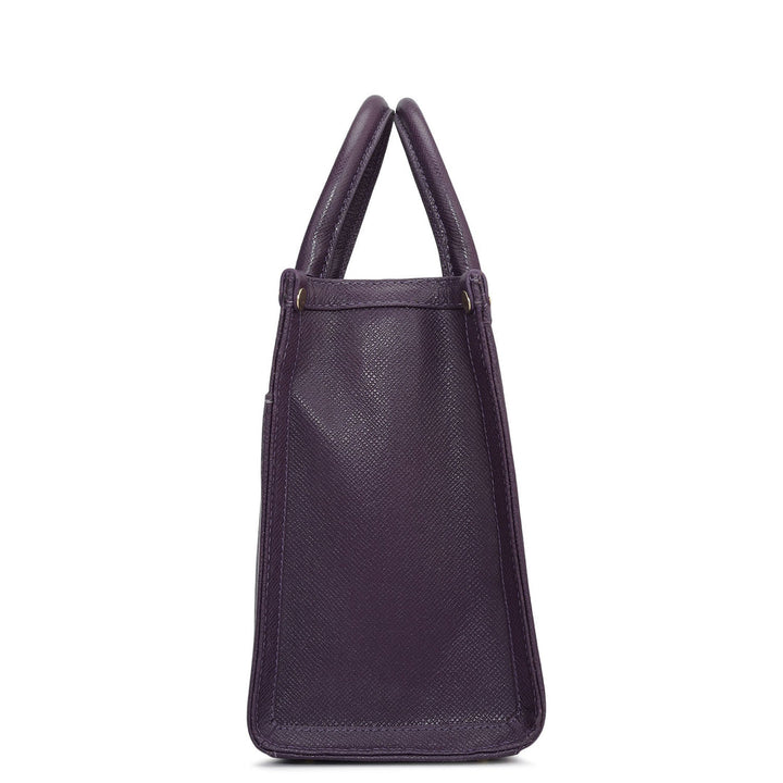 Modern Mosaic Franzy Leather Tote - Grapevine & Frost