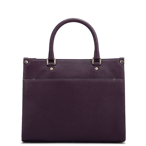 Modern Mosaic Franzy Leather Tote - Grapevine & Frost