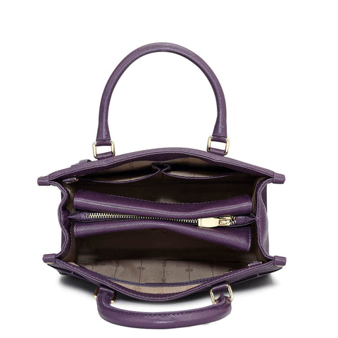 Modern Mosaic Franzy Leather Tote - Grapevine & Frost