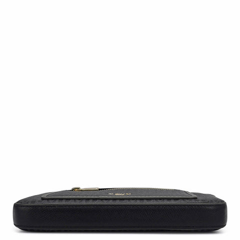 Small Monogram Leather Sling - Black