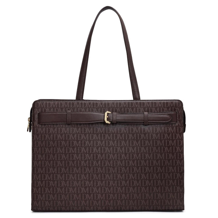 Siena Monogram Leather Shoulder Bag - Date