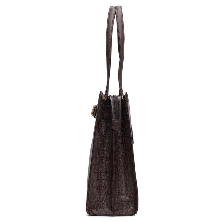 Siena Monogram Leather Shoulder Bag - Date