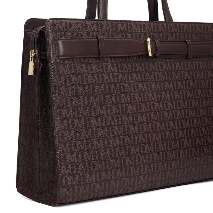 Siena Monogram Leather Shoulder Bag - Date